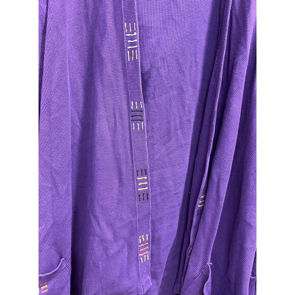 Jill Stern Wearable outlet Waffle open front boho cardigan oversized artsy sz XL - Picture 7 of 8